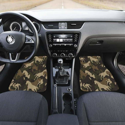 Horse Camouflage Pattern Front And Back Car Mats 200904