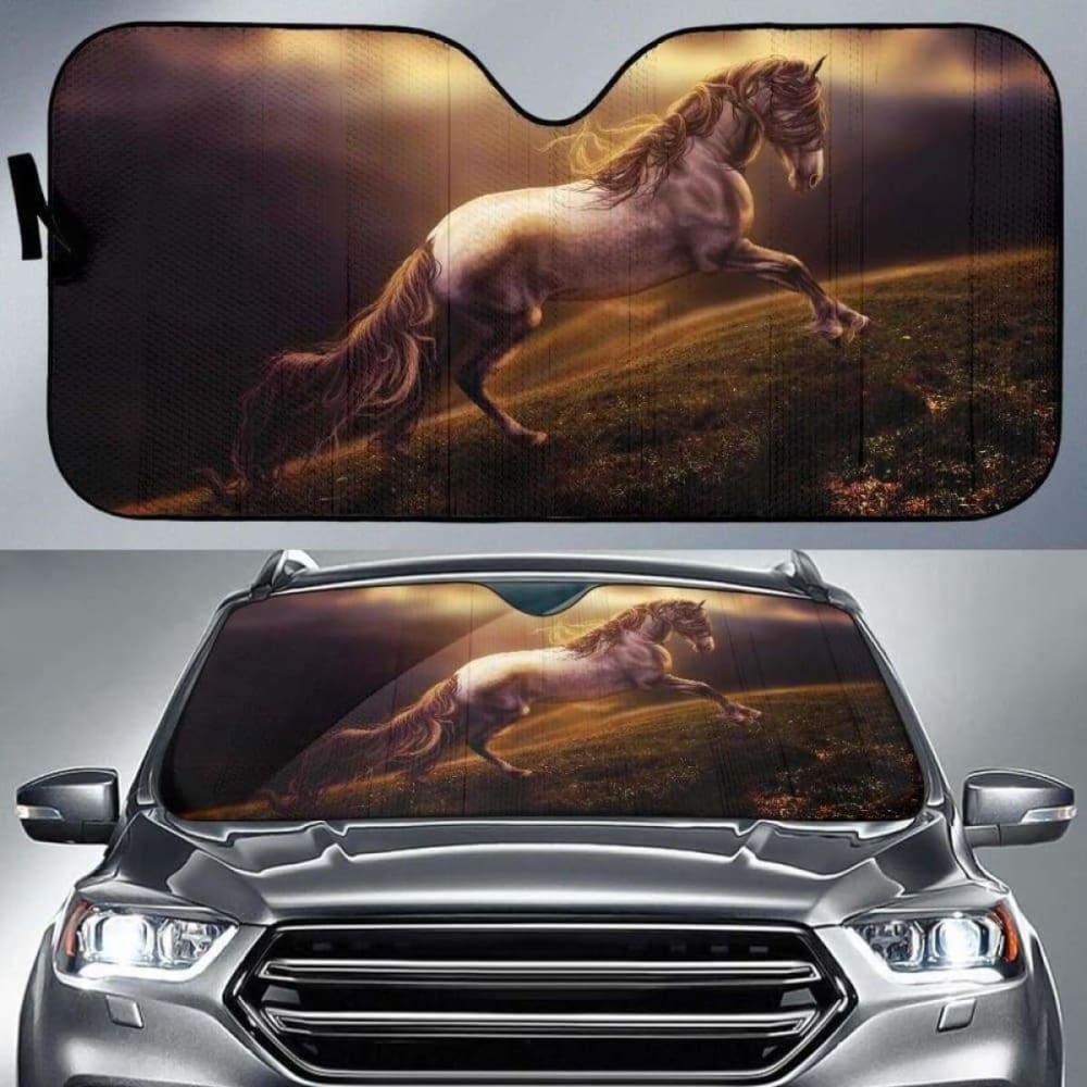 Horse Car Sun Shades 172609 - YourCarButBetter