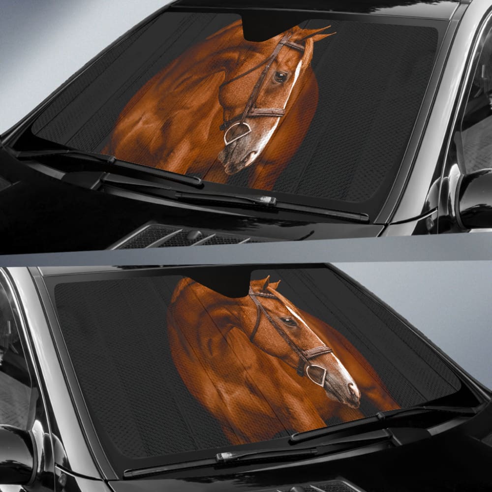 Horse Custom Car Accessories Car Auto Sun Shades 212503 - YourCarButBetter