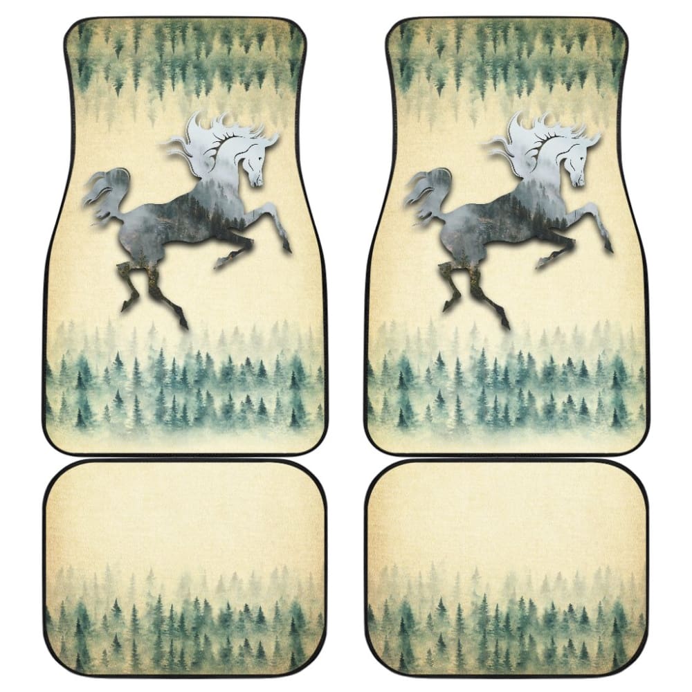 Horse Forest Spirit Car Floor Mats 211103