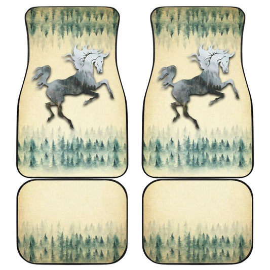 Horse Forest Spirit Car Floor Mats 211103