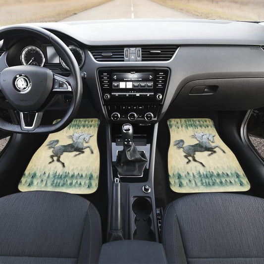 Horse Forest Spirit Car Floor Mats 211103