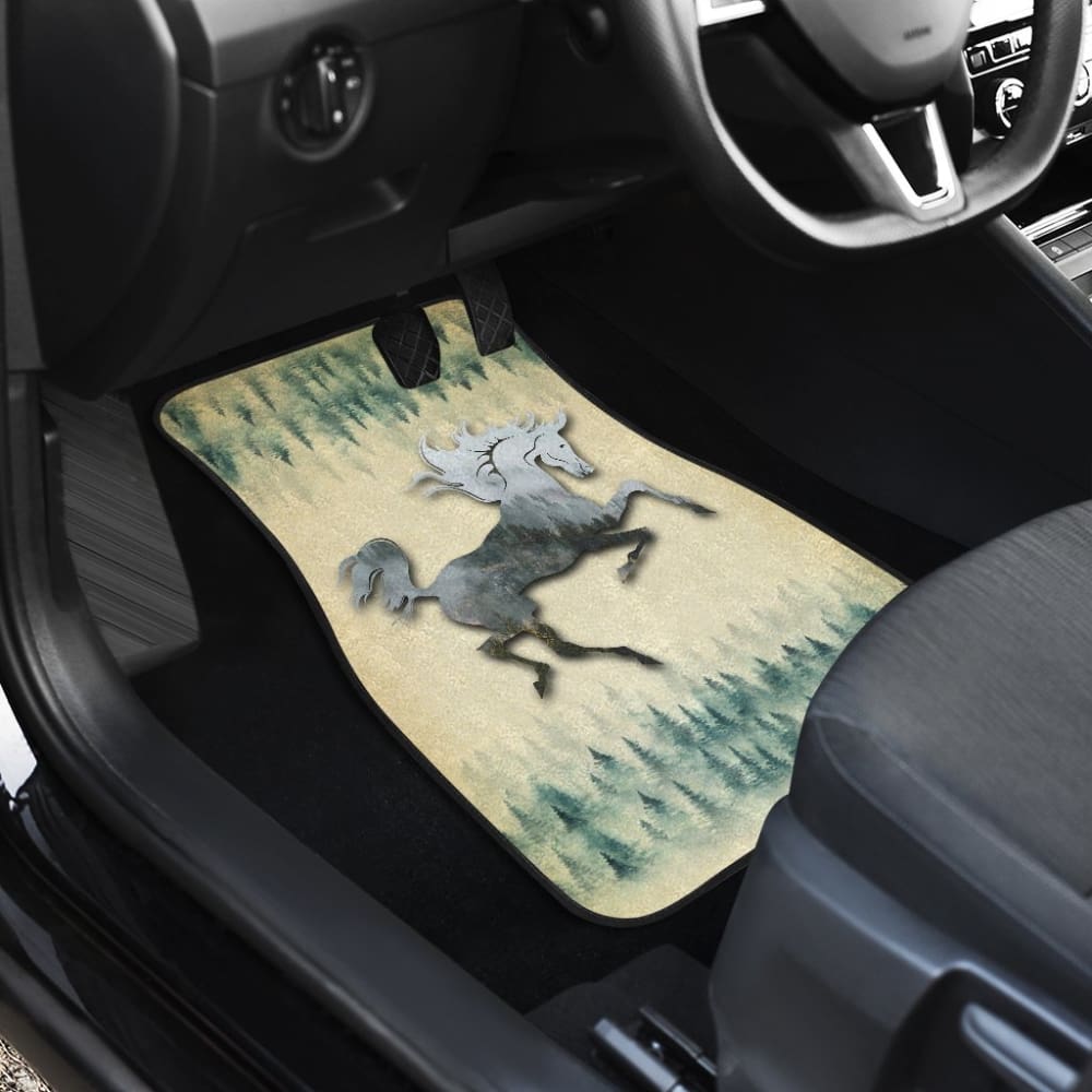 Horse Forest Spirit Car Floor Mats 211103
