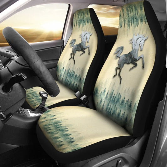Horse Forest Spirit Car Seat Covers 211103