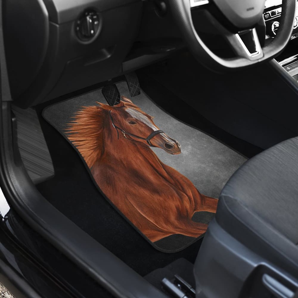 Horse Love Front And Back Car Mats 184610 - YourCarButBetter