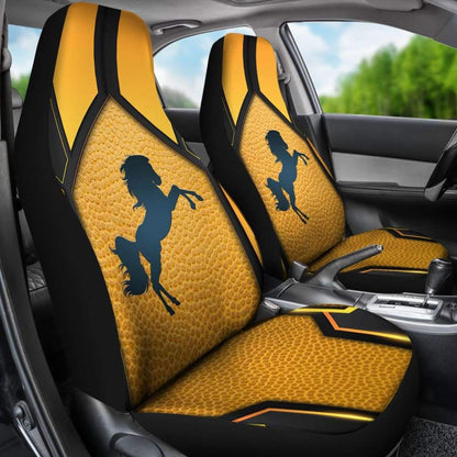 Horse Metallic Texture Style Printed Car Seat Covers Custom 2 210303