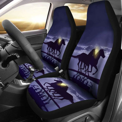Horse Night Car Seat Cover 170804