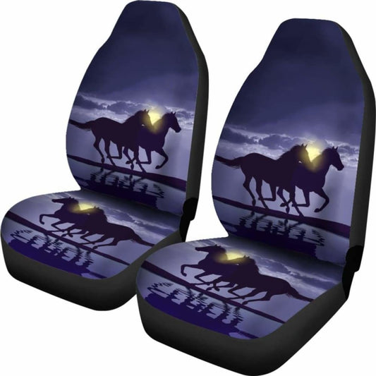 Horse Night Car Seat Cover 170804