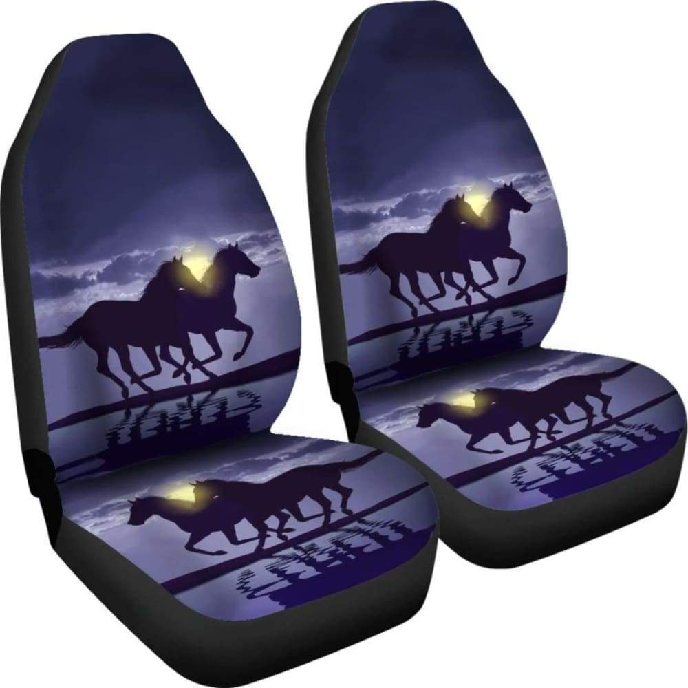 Horse - Night Car Seat Cover 231007