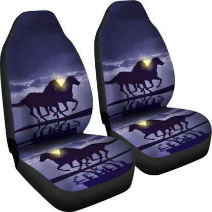 Horse - Night Car Seat Cover 231007