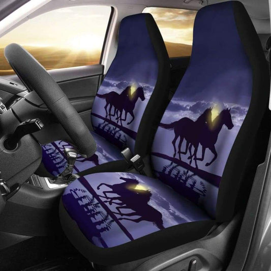 Horse - Night Car Seat Cover 231007
