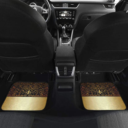 Horse Pearl Luxury Flower Car Floor Mats 2 210503