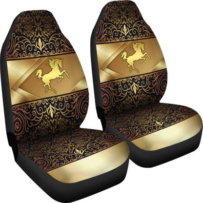 Horse Pearl Luxury Flower Car Seat Covers 2 210503