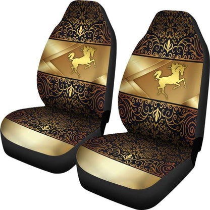 Horse Pearl Luxury Flower Car Seat Covers 2 210503