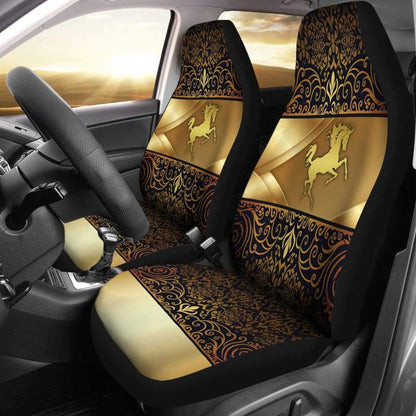 Horse Pearl Luxury Flower Car Seat Covers 2 210503