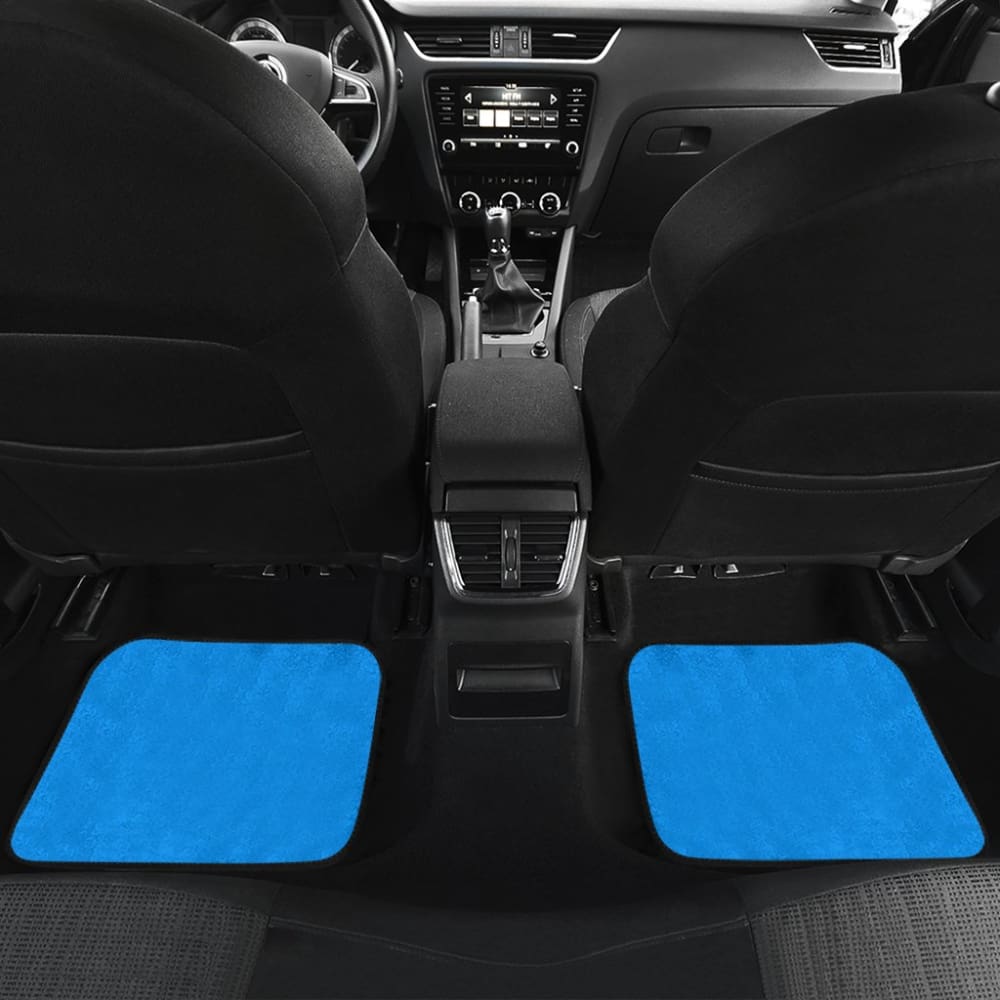Horse Silhouette Blue Car Floor Mats 211602
