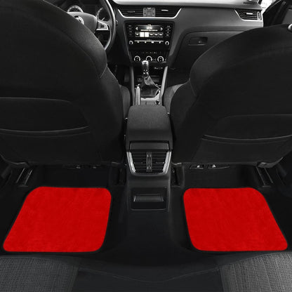 Horse Silhouette Red Car Floor Mats 211602