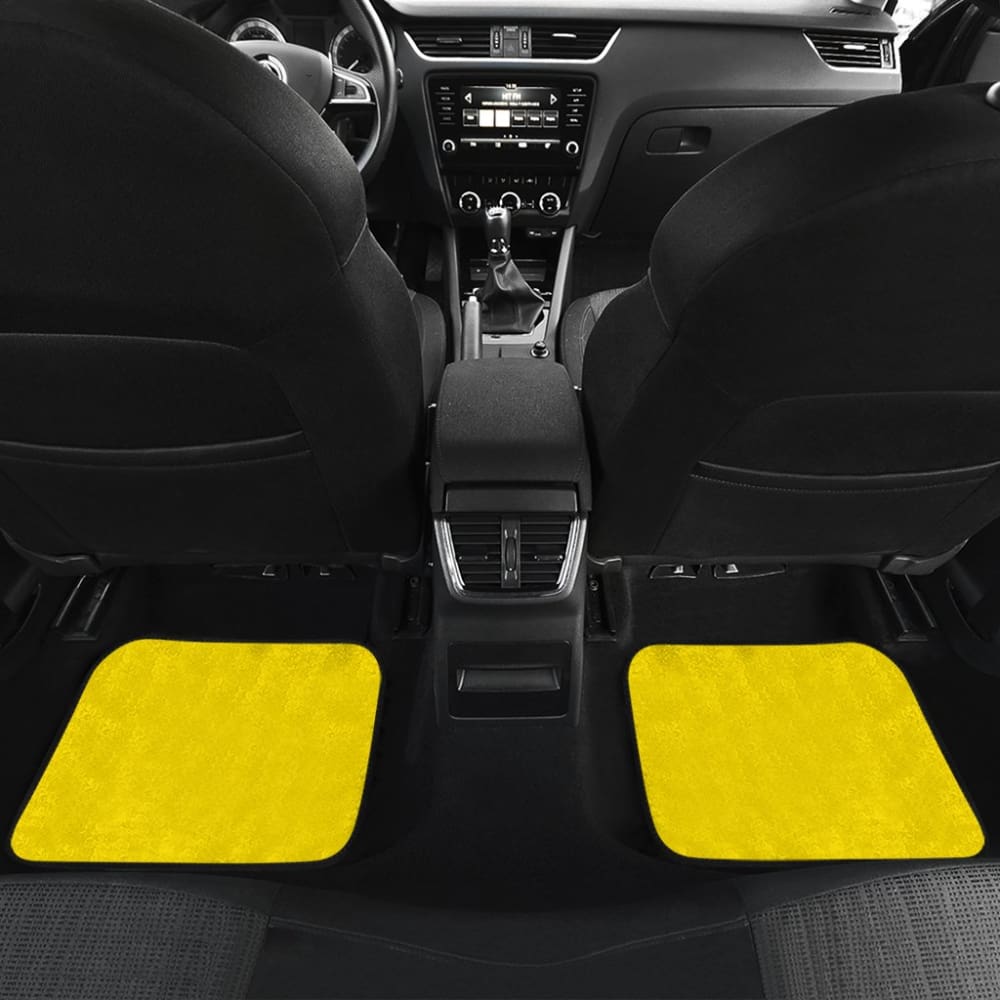 Horse Silhouette Yellow Car Floor Mats 211602