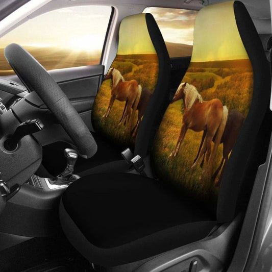 Horse Sunset Valley Seat Covers 170804