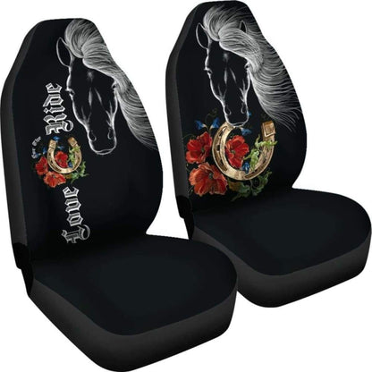 Horses Car Seat Covers - Love For The Ride Style - 231007