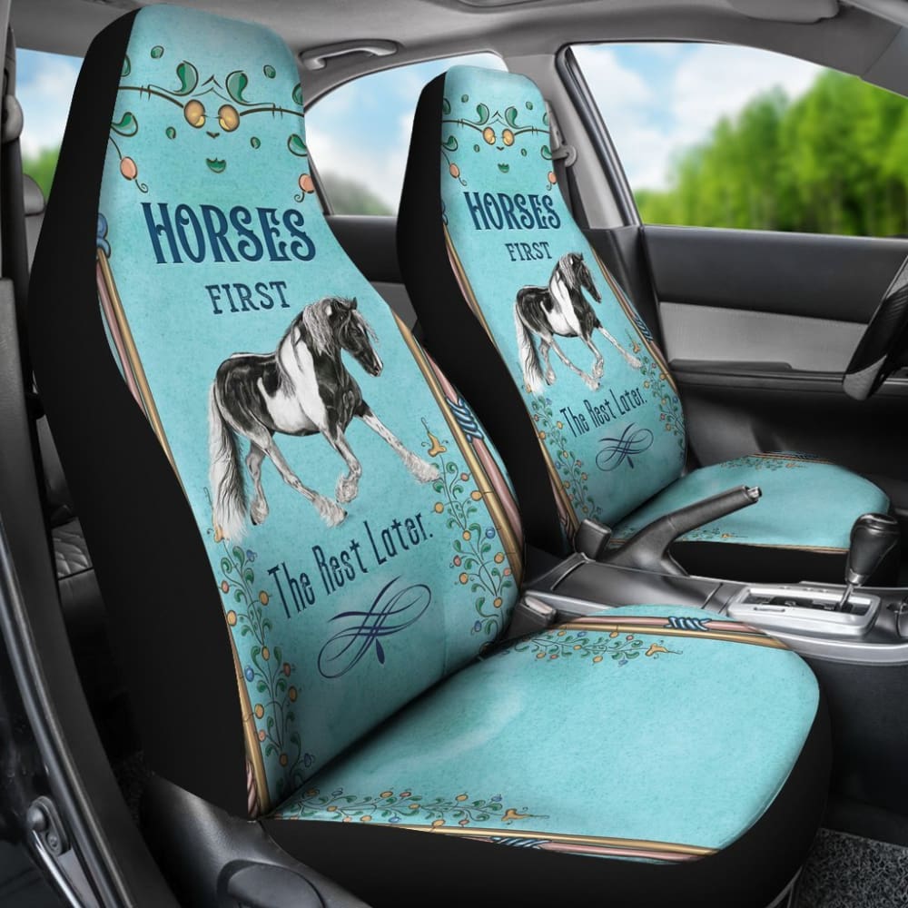 Horses First Car Seat Cover 184610 - YourCarButBetter