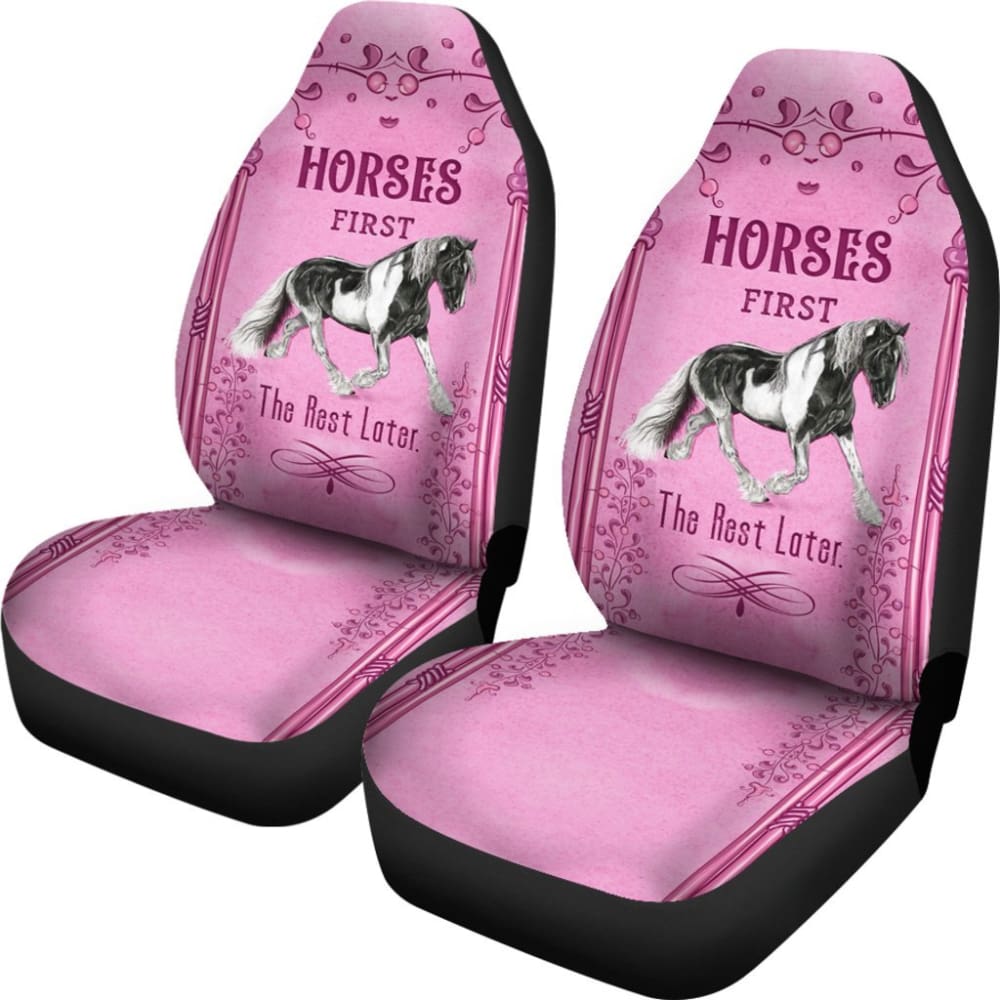 Horses First Car Seat Cover 184610 - YourCarButBetter