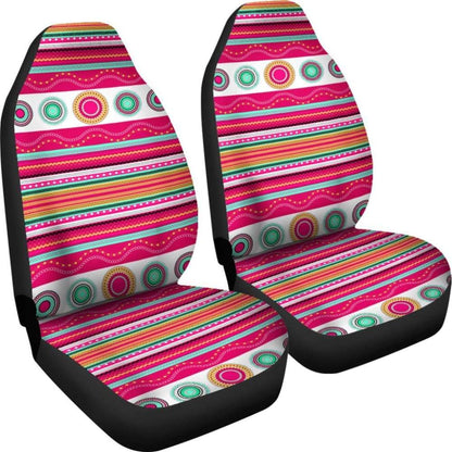 Hot Pink Aztec Design Car Seat Covers 174510 - YourCarButBetter
