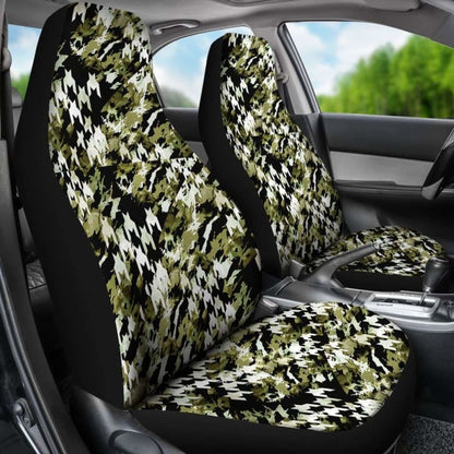 Houndstooth Car Seat Covers Pattern Camo 112608
