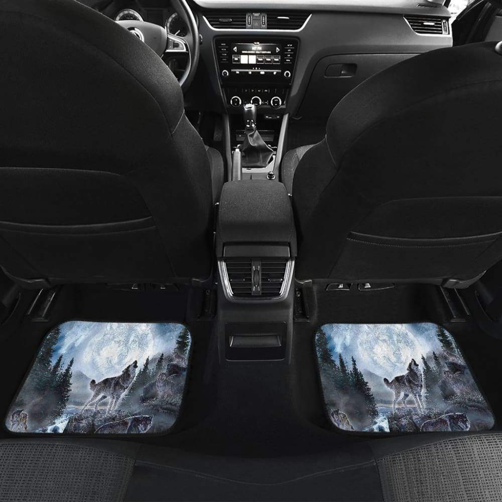 Howling Wolf Car Floor Mats Best Automobile 212202