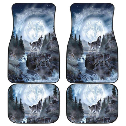 Howling Wolf Car Floor Mats Best Automobile 212202