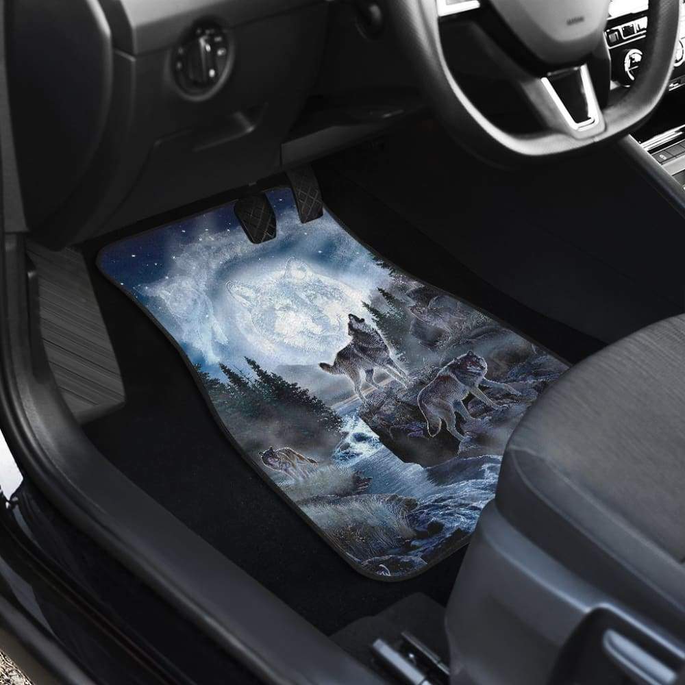 Howling Wolf Car Floor Mats Best Automobile 212202