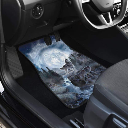 Howling Wolf Car Floor Mats Best Automobile 212202