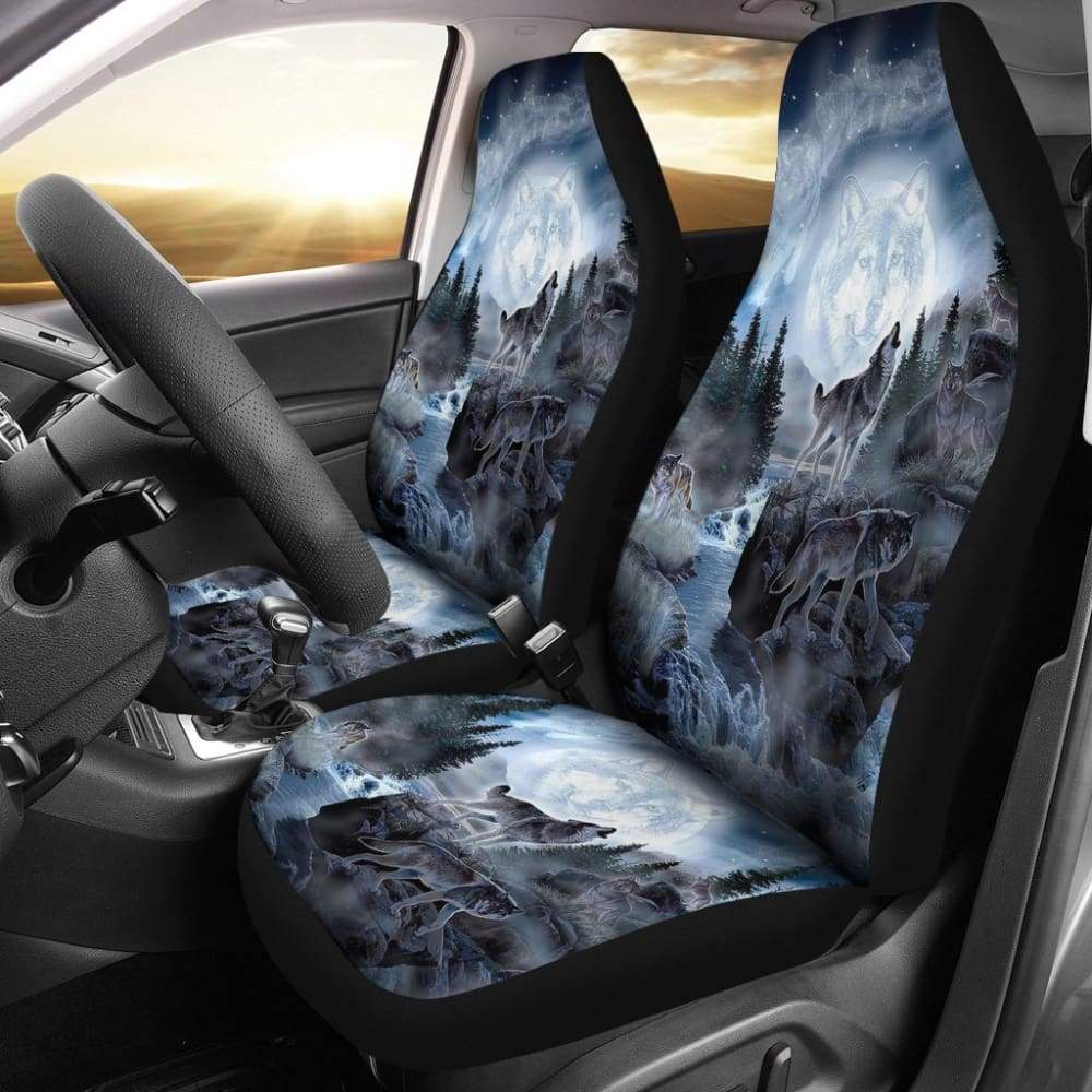 Howling Wolf Car Seat Covers Best Automobile 212202