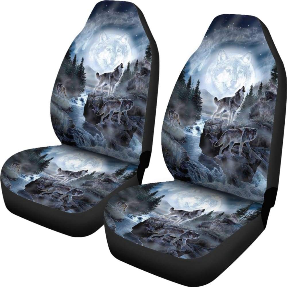 Howling Wolf Car Seat Covers Best Automobile 212202
