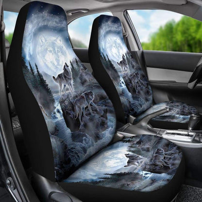 Howling Wolf Car Seat Covers Best Automobile 212202