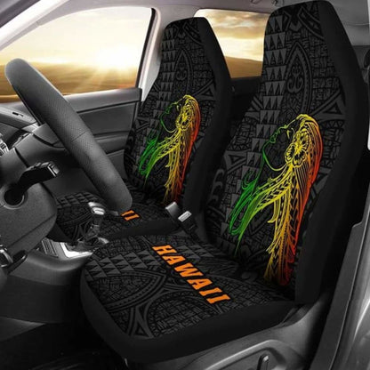 Hula Girl Hibiscus Car Seat Covers - 232125 - YourCarButBetter