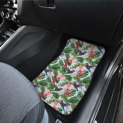 Hummingbird Pattern Print Design 05 Front And Back Car Mats 174914 - YourCarButBetter
