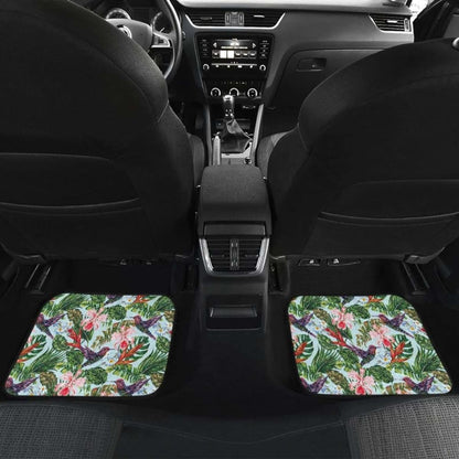 Hummingbird Pattern Print Design 05 Front And Back Car Mats 174914 - YourCarButBetter