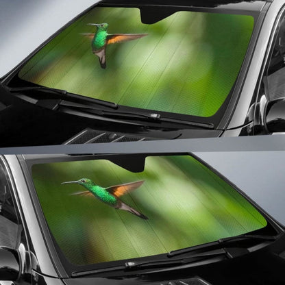 Hummingbird Trochilidae Bokeh Car Sun Shade 460402 - YourCarButBetter