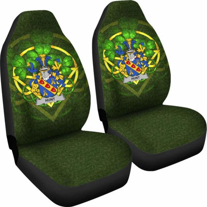 Hunt Ireland Car Seat Cover Celtic Shamrock (Set Of Two) 154230 - YourCarButBetter