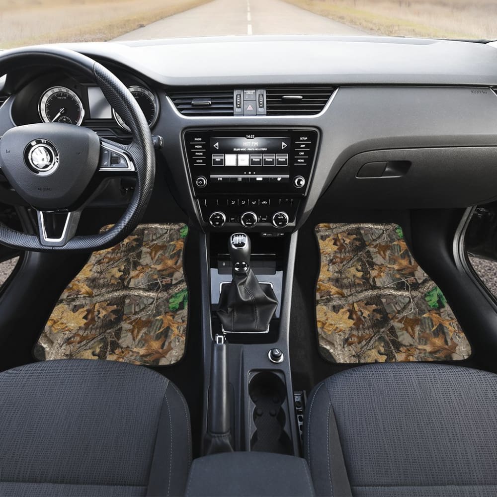 Hunting Camouflage Car Floor Mats 211005 - YourCarButBetter