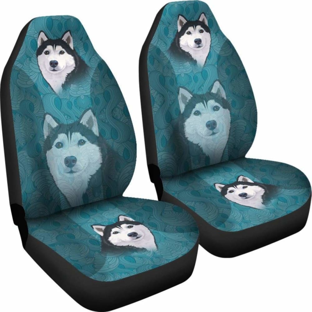 Husky Blue Car Seat Covers 160830 - YourCarButBetter