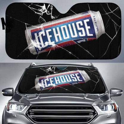 Icehouse Auto Sun Shade Car Sun Visor Funny Beer Lover 102507 - YourCarButBetter