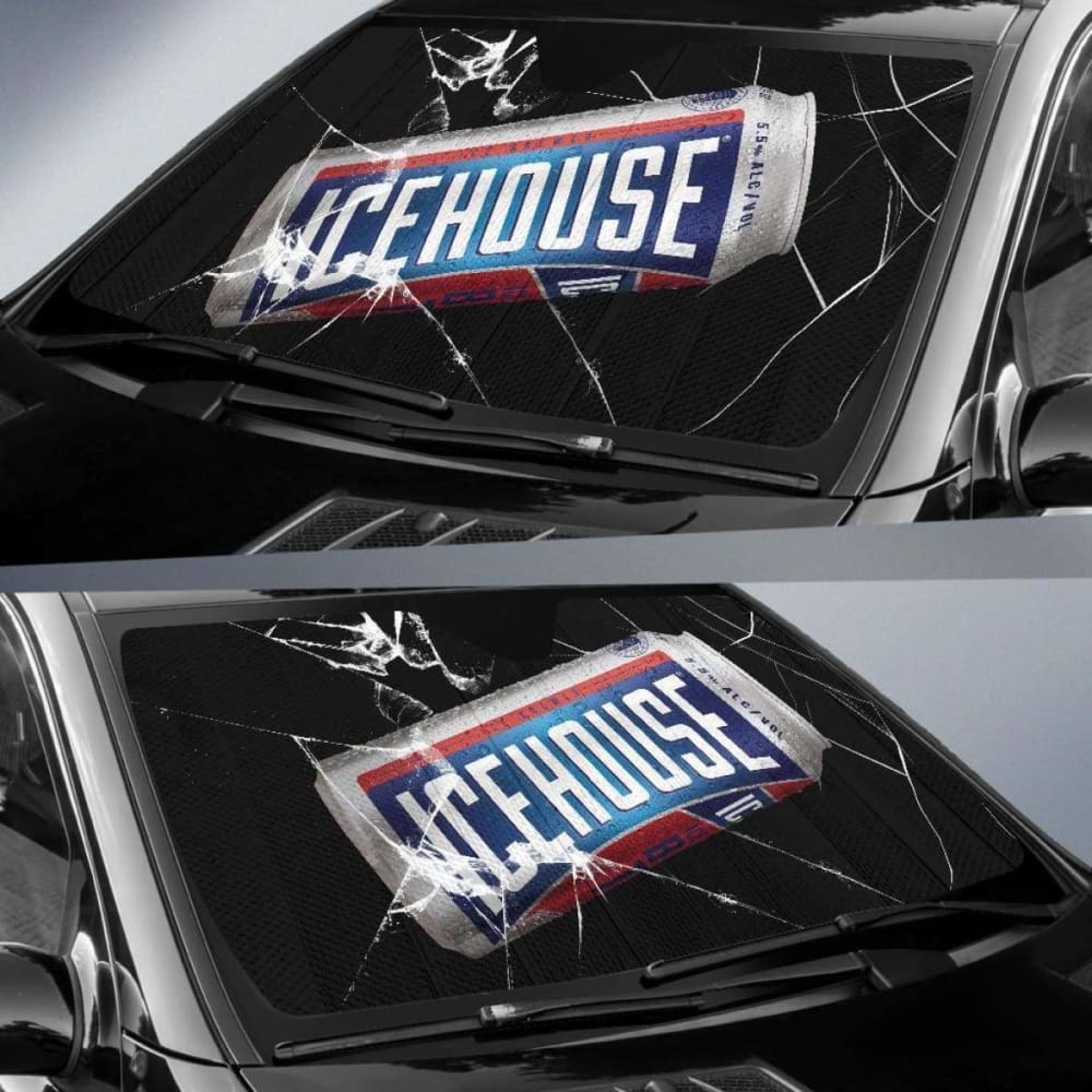 Icehouse Auto Sun Shade Car Sun Visor Funny Beer Lover 102507 - YourCarButBetter