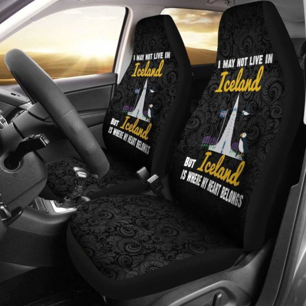 Iceland Where My Heart Belongs Car Seat Cover 2 174914 - YourCarButBetter