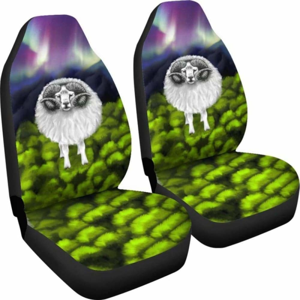 Icelandic Sheep Northern Lights Car Seat Covers 144909