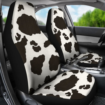Iconic Cow Print Car Seat Covers 210605 - YourCarButBetter