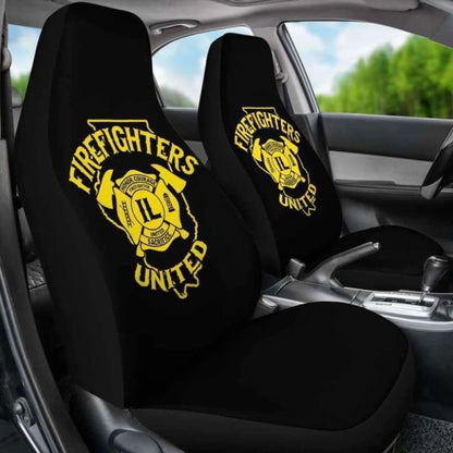 Illinois Firefighters United Car Seat Covers 101211