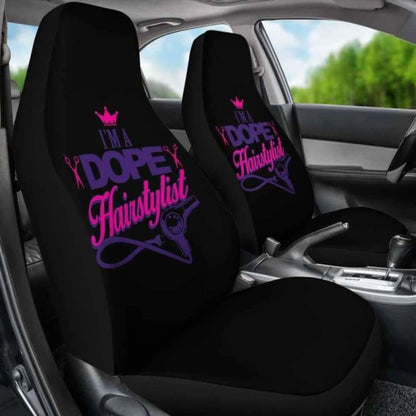Im a Dope Hairstylist Car Seat Covers 154813 - YourCarButBetter