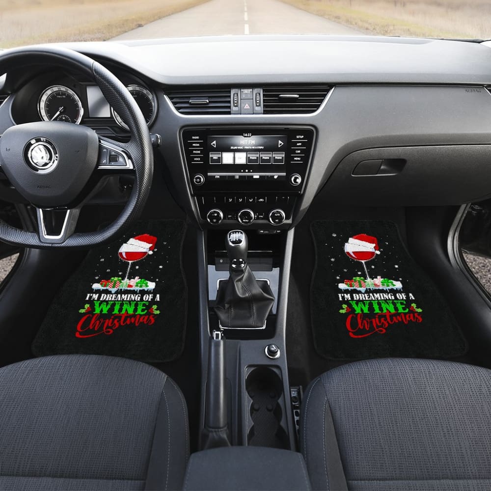 I’m Dreaming Of A Wine Christmas Car Floor Mats 212109 - YourCarButBetter